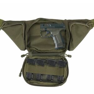 NEW Conceal Carry Tactical Fanny Pack One Size Fits Most Green Military Grade